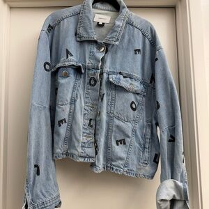 Current/Elliott Light Blue Denim Jacket